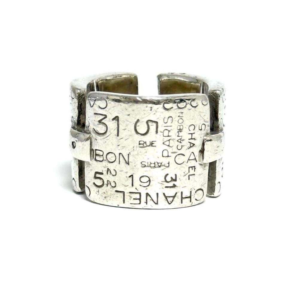 Chanel Vintage Bi-C Line Ring Sterling #208178C17B